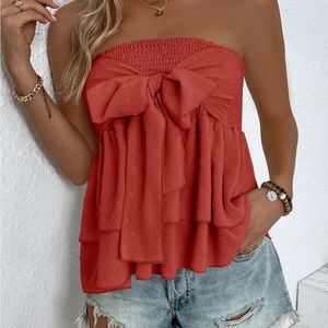 Front Knot, Layer Tube Top